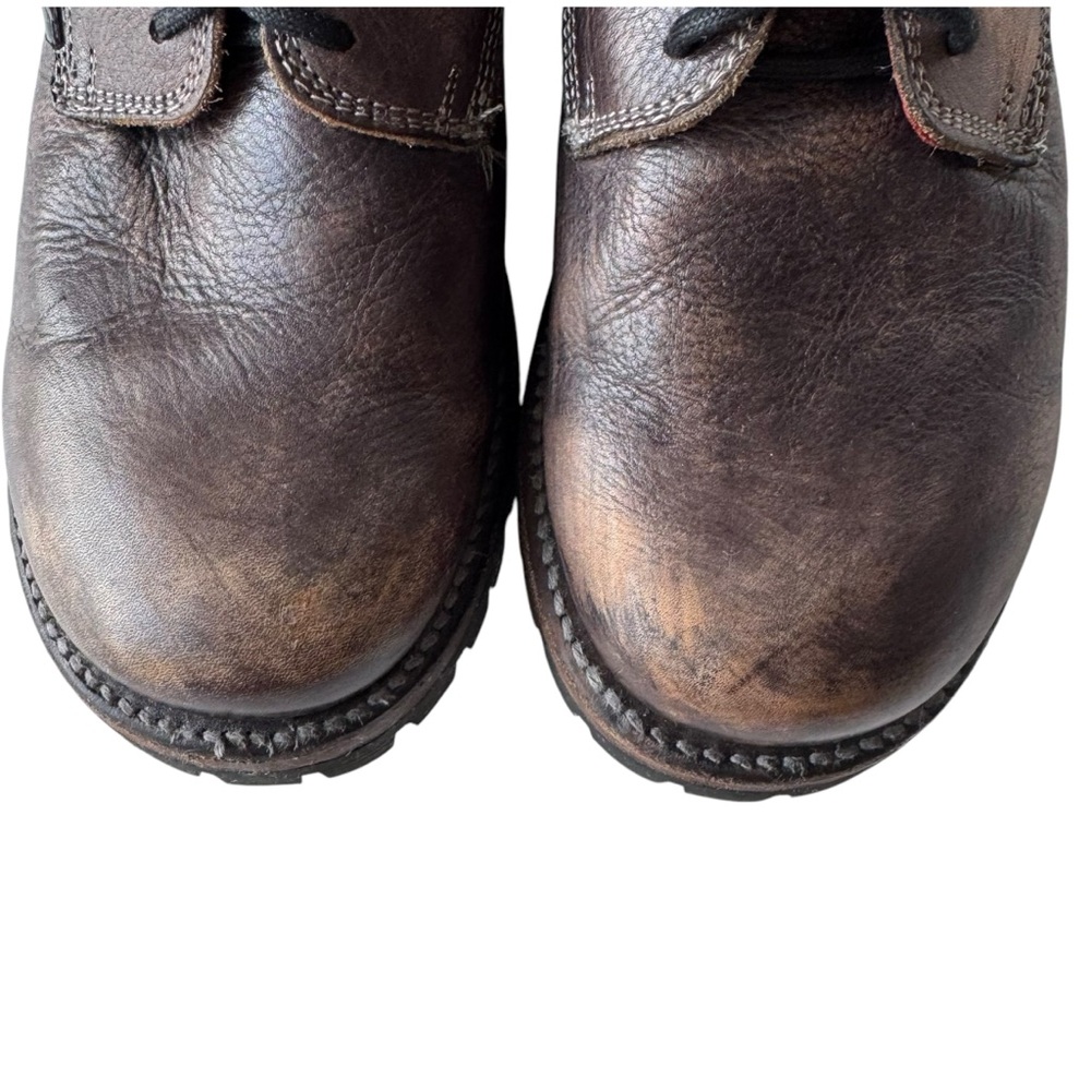 Bed Stu Distressed Brown Ankle Boots - Picture 5 of 12